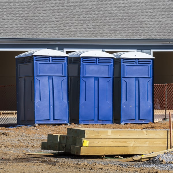 is there a specific order in which to place multiple portable restrooms in Marysville Pennsylvania